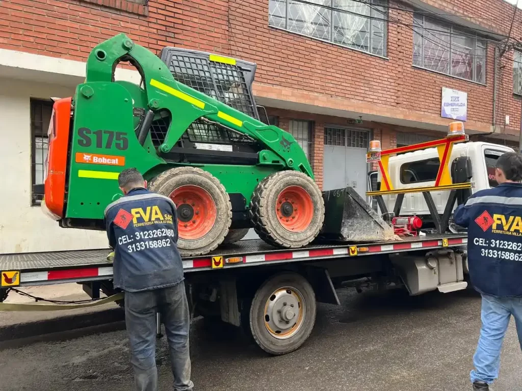 Minicargador para trabajos de construcción
