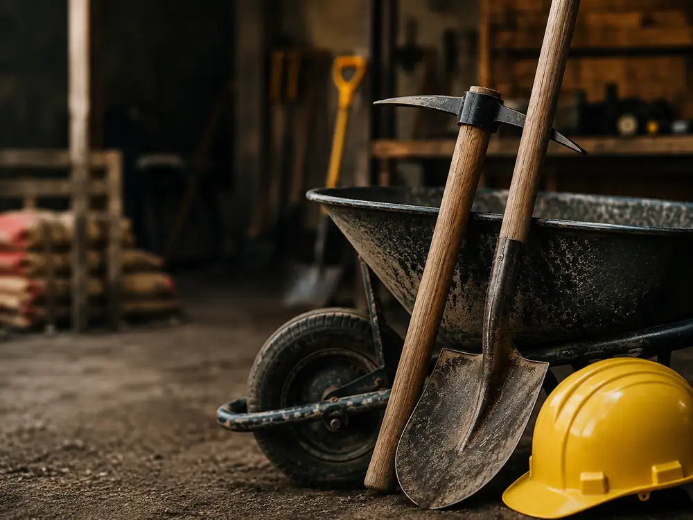 Herramientas manuales para construcción